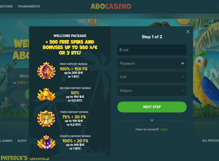 Abo Casino Registration