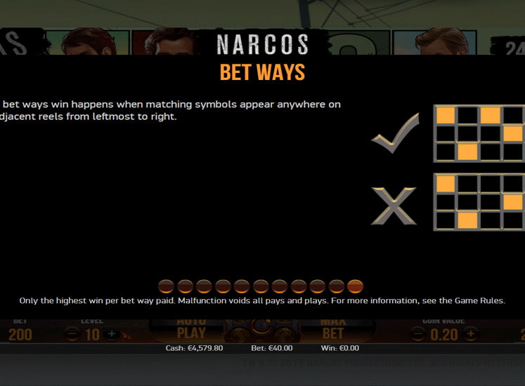 Narcos Slot Betways