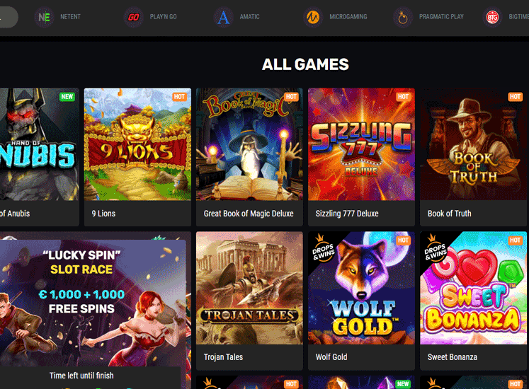 Betamo Casino Games