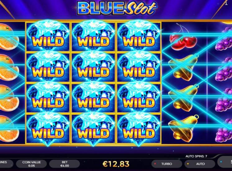 Blue Slot Stacked Wilds