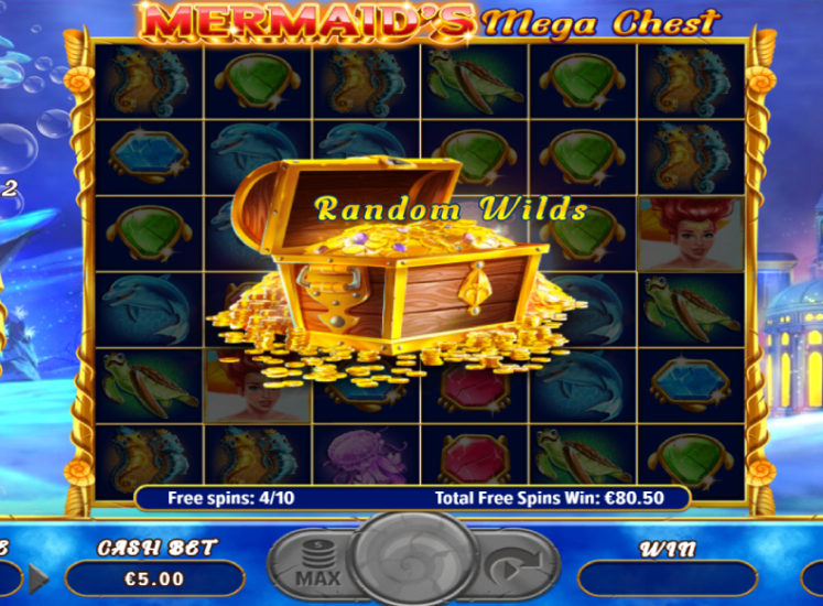 Mermaid's Mega Chest Slot Chest Feature