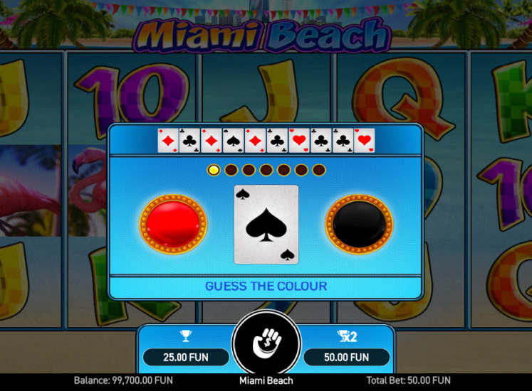 Miami Beach Slot Risk Game