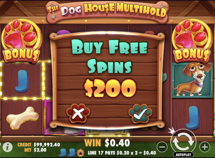 The Dog House Multihold slot