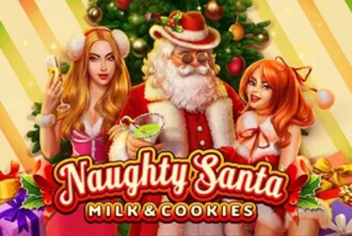 Naughty Santa slot logo