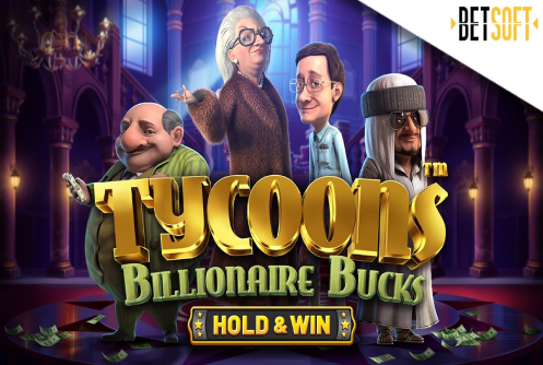 Tycoons: Billionaire Bucks Slot Logo